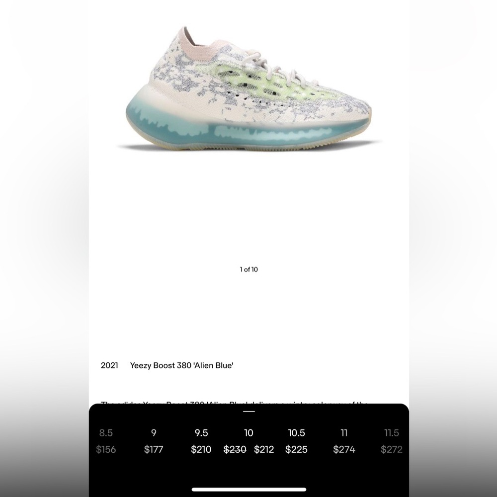 Yeezy Boost 380 ‘alien blue’